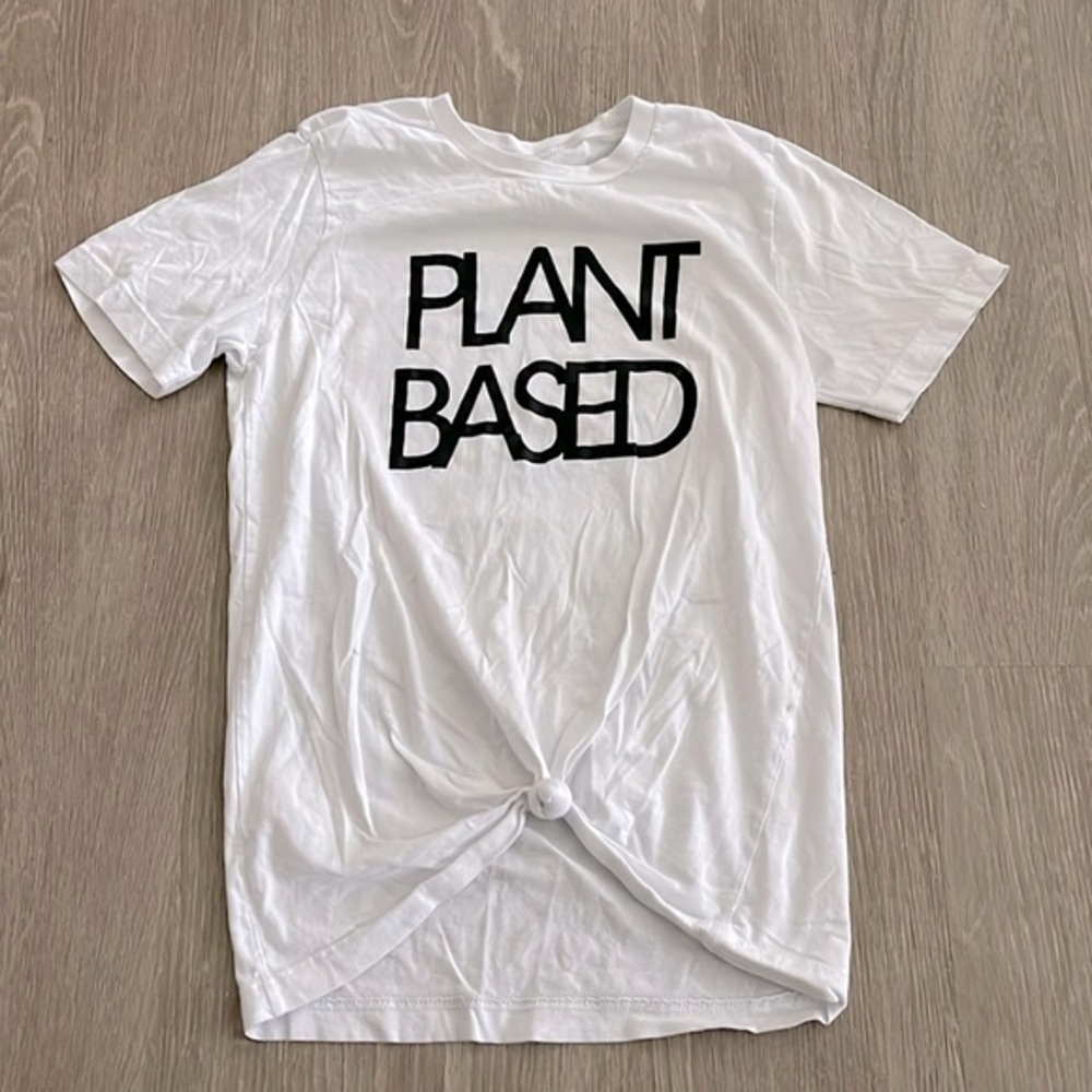 Vegan Plant Based Shirt Women Size Small